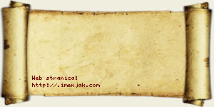 Dejana Zebić vizit kartica